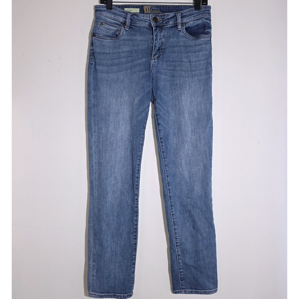 Kut from the Kloth Women's Katy Boyfriend Jeans Medium Wash Size 6 - Picture 6 of 16